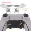 4 Pcs Back Paddles Replacement Rear Paddles for PS5 Dual Sense Edge Controller Rear Parts,Interchangeable Metal Rear for PS5 Dual Sense Controller