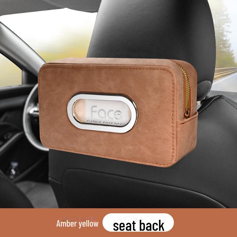 Симпатичная замшевая автомобильная коробка для салфеток: Автомобильный аксессуар Q1P, который позволит хранить салфетки под рукой и придаст стильный вид вашему автомобилю.