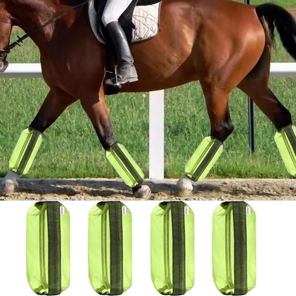 4Pcs Ventilated Fly Boots for Horses Non Slip Horse Fly Sheets Fly Protection