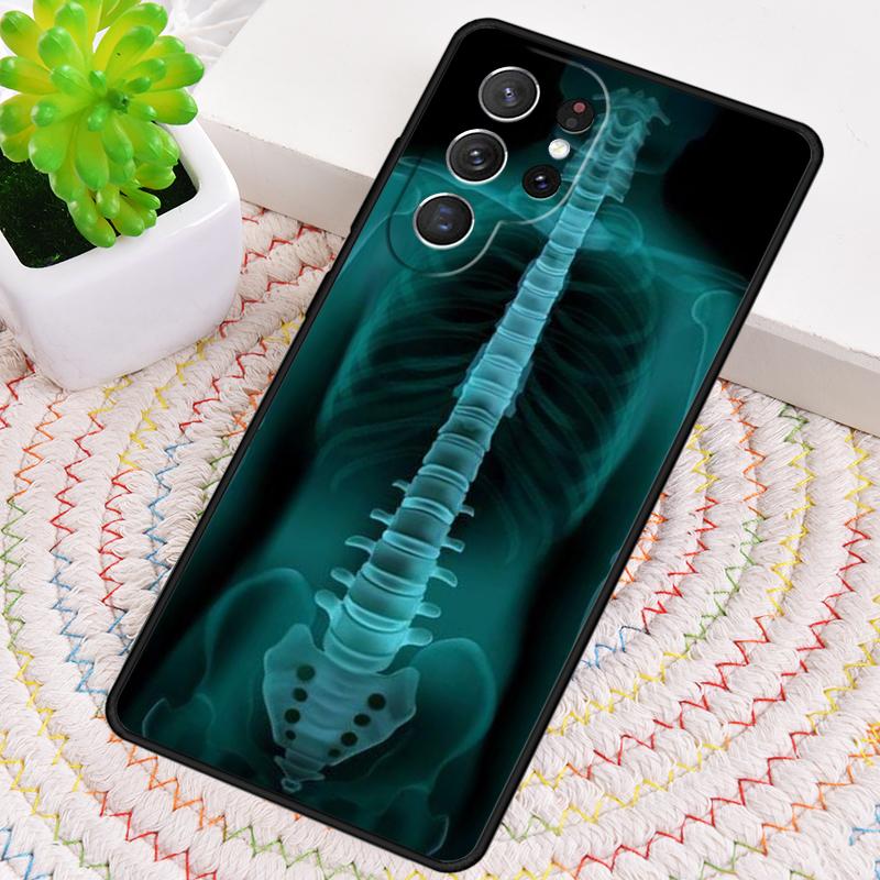 Рентгеновский снимок Анатомия человека TPU Чехол для телефона Для Samsung Galaxy note 10 pro S26 S25 S24 S23 S22 Ultra Plus S21 FE S20 Ударопрочный Чехол