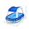 Piscine Gonflable pour Enfants - Bestway - Bateau Bleu avec Auvent et Gouvernail - 213x155x132 cm