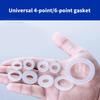 Food Grade Silicone Gasket Assortment Set Sealing O Rings Plumbing Sealing Washers Flat Gasket  for Shower Tube Washer