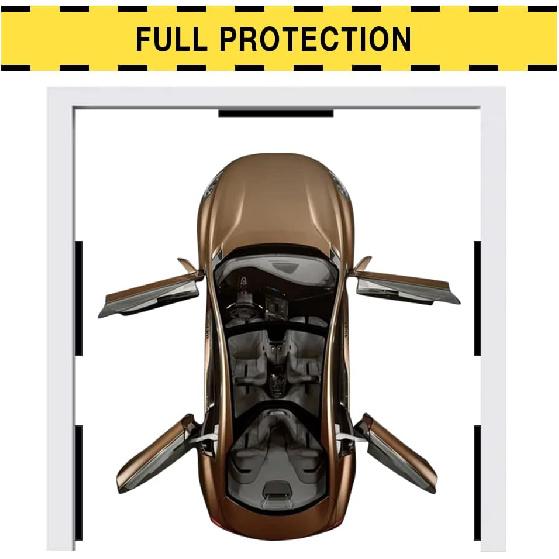 GUEQUITLEX Garage Wall Protector Foam Wall Corner Guard For Parking Garages - Wall Edge Protector Protect Your Car - Garage Wall - Wall Corner Edge