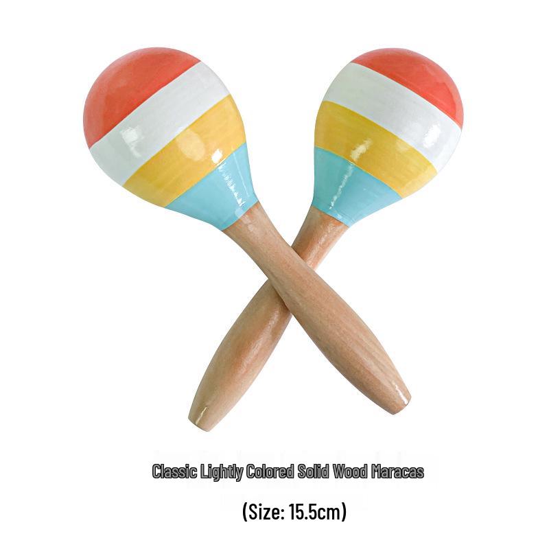 Детские музыкальные инструменты Орфа: Треугольник, Кастаньеты, Маракасы, Бубен, Деревянные бруски, Тарелки