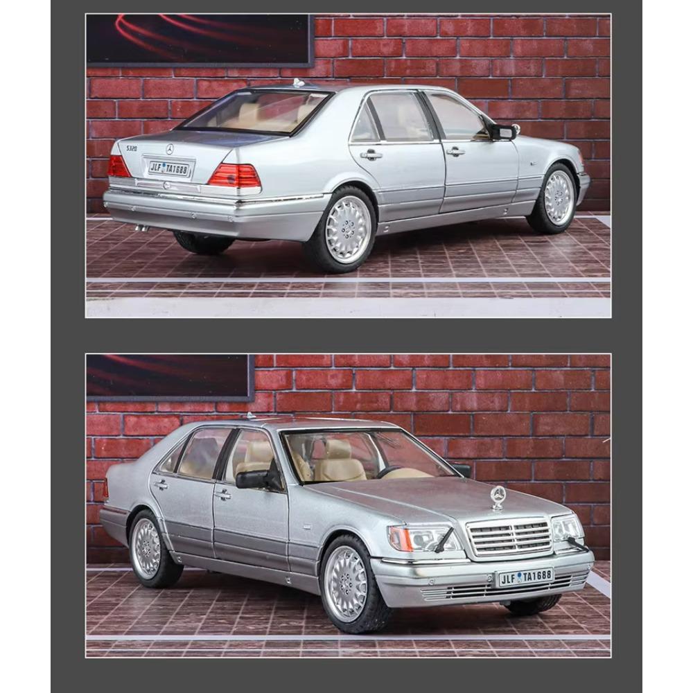 Масштаб 1/24 BENZ W140 S320 SEL Street Edition сплав ретро старая модель автомобиля литые металлические классические автомобили транспортные средства модель звук свет детские игрушки подарок