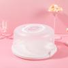 8/10 Inch Cake Container Round Cake Case Food Storage Tray Plastic Cake Box  Homemade Cake