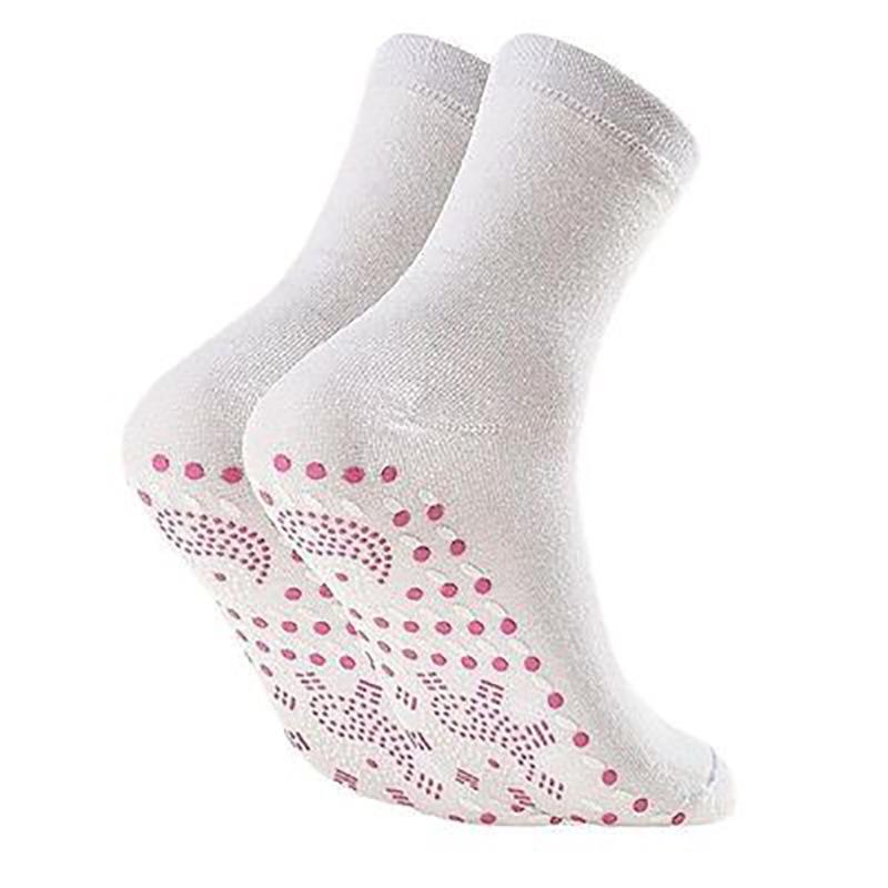 Tourmaline Self-Heating Thermal Socks for Winter - Magnetic Therapy Slimming Design (1/3/5 Pairs)