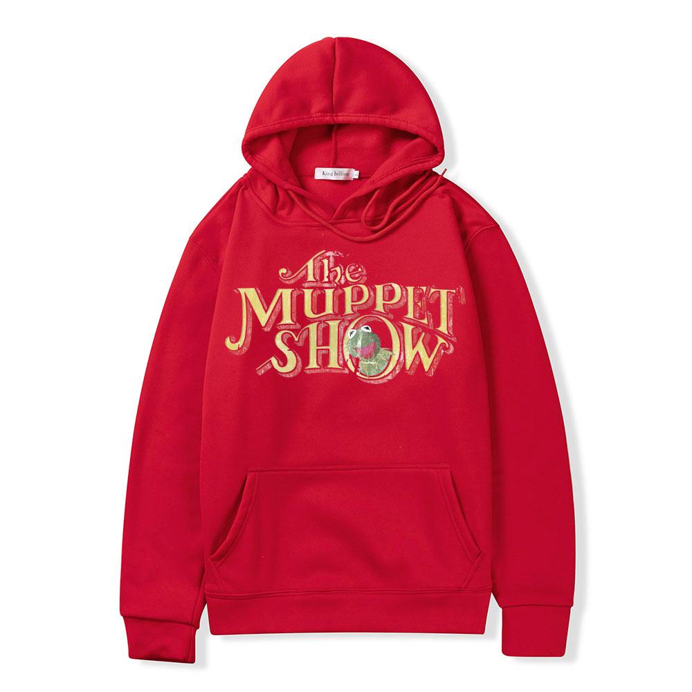 Vintage The Muppet Show Essential Hoodie Funny Cute Frog Graphic Print Sweatshirt Streetwear Men Women Casual Oversized Hoodies