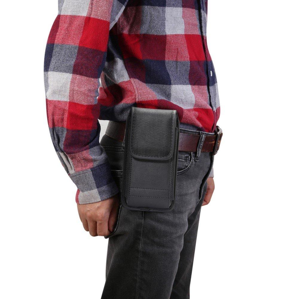 Oxford Cloth Vertical Holster for 6.4-inch Phones - Black