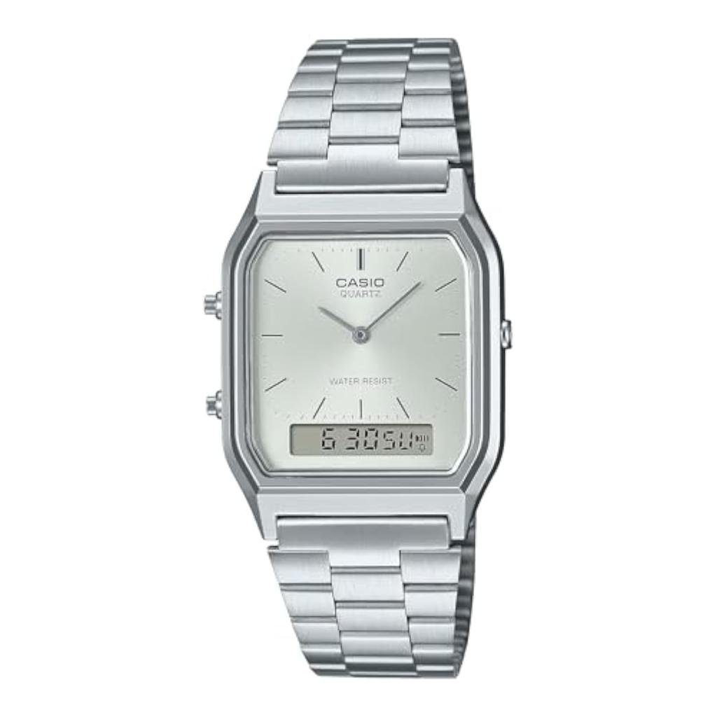 Silver Watch One Size Silver Bracelet [Casio] AQ-230A-7A Ana-Digi