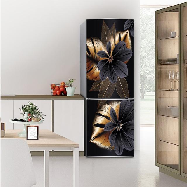 Серые крутые обои для холодильника, овечий череп, вино, самоклеящаяся виниловая наклейка, украшение для кухни, холодильника, наклейка на стену, шкаф