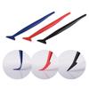 3Pcs Car Micro Squeegee Curves Slot Tint Tool Set 3 In 1 Different Hardness Gasket Squeegee for Installing Auto Wraps Stickers
