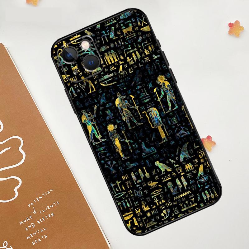 Чехол для телефона с изображением фараона Египта Для iPhone 11 12 13 14 15 16 Pro Max Задняя крышка Для iPhone 13 Mini X XS Max XR Plus