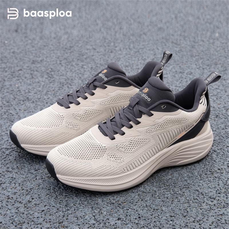 Baaploa Мужские кроссовки Модные мужские сетчатые дышащие противоскользящие износостойкие мужские кроссовки для бега на открытом воздухе для фитнеса мужские кроссовки