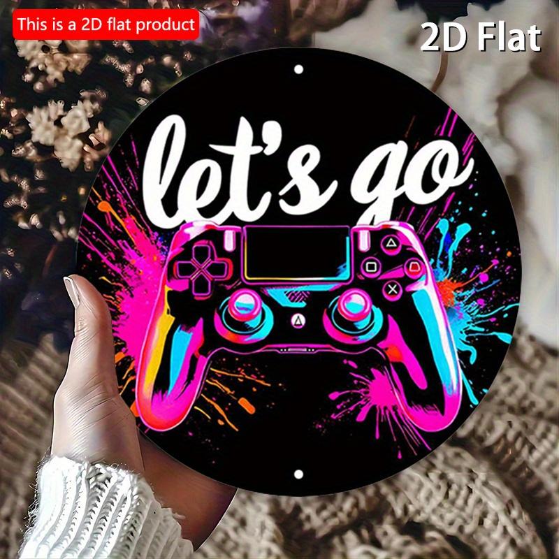 2d Flat 20*20cm Circular Wooden Sign Measuring Featuring Vivid Rural Design Related To The Game, for Decorating Homes, Garages, Restaurants, or Cafes.