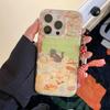 Однослойный Чехол для Пикника и Кемпинга Кошка для IPhone16/15pro Большое Отверстие Чехол для Телефона Apple 14/13/12 Набор