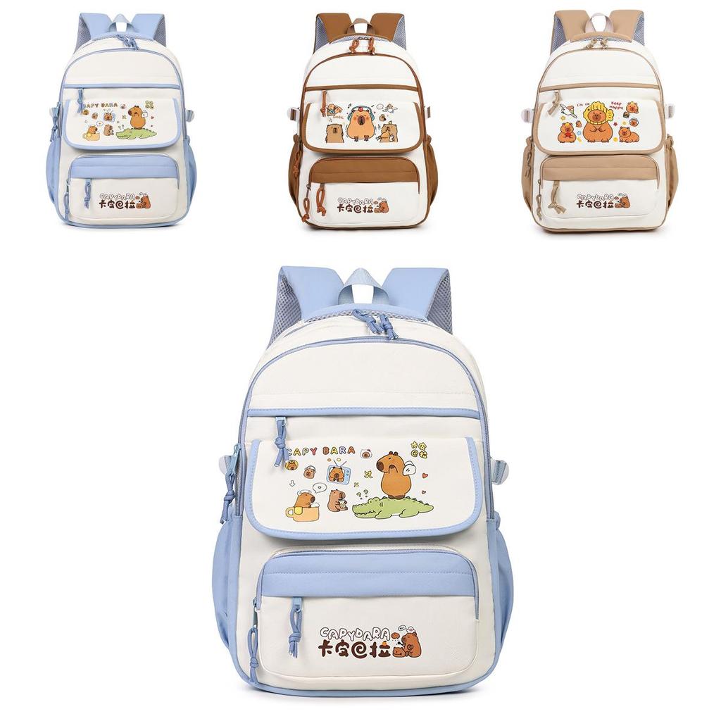 Cartoon Capybara School Backpack For Middle Schoolers With Anti Design For Kids And Teens