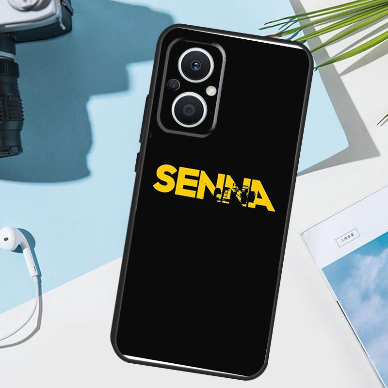 Чехол для телефона OPPO Reno 12F 12 13 11 F 8T 7 8 10 Pro OPPO Find X8 X6 Pro X3 X5 Lite с изображением Айртона Сенны F1