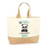 Sac Cabas - PLANETEE - Jana Pas Touche Panda - Jute - Beige - Anses Solides
