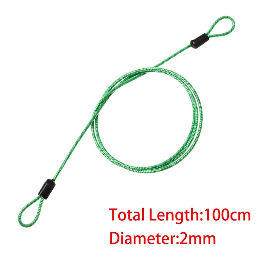 line Security Anti-theft Motorcycles Metal lock Bicycle Lock Wire Rope Braided rope Steel Cable