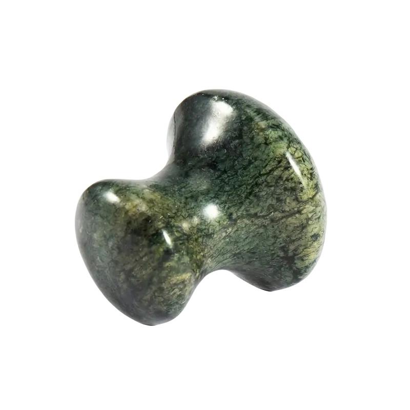 1 шт., натуральный нефритовый грибовидный массажер для лица и спины, массажер для тела, уход за кожей лица, инструмент для женщин, расслабляющий ролик для лица