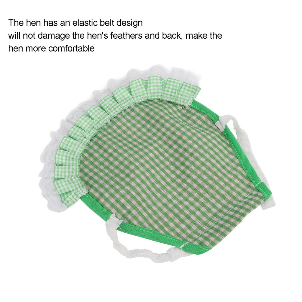 Двойной фартук для курицы Многоразовый фартук для птицы или с эластичными ремнями для маленьких, средних и больших кур