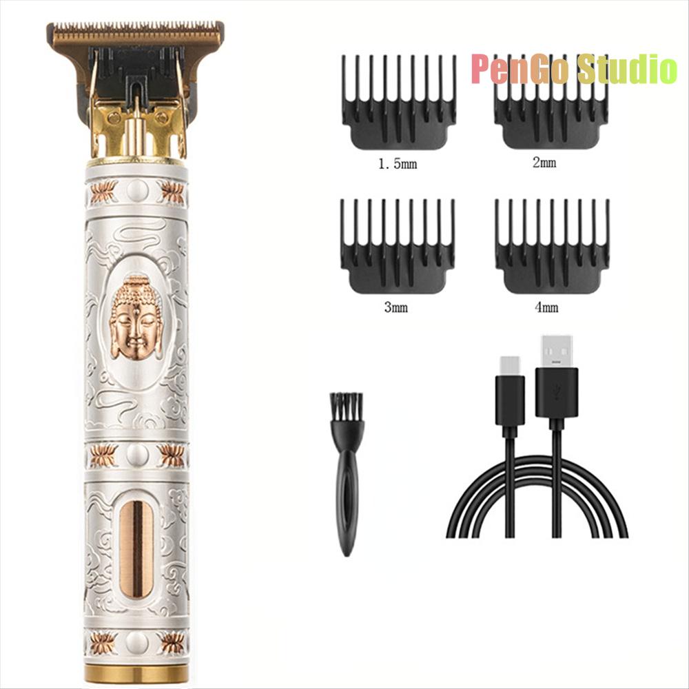 Цельнометаллическая винтажная машинка T9, женская машинка для стрижки волос, парикмахерская, профессиональная машинка для стрижки, 0 мм, триммер для носа и ушей, отделка для мужчин