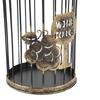 Large Capacity Wine Cork Holder Steel Material Decorative Cork Barrel  For Kitchen