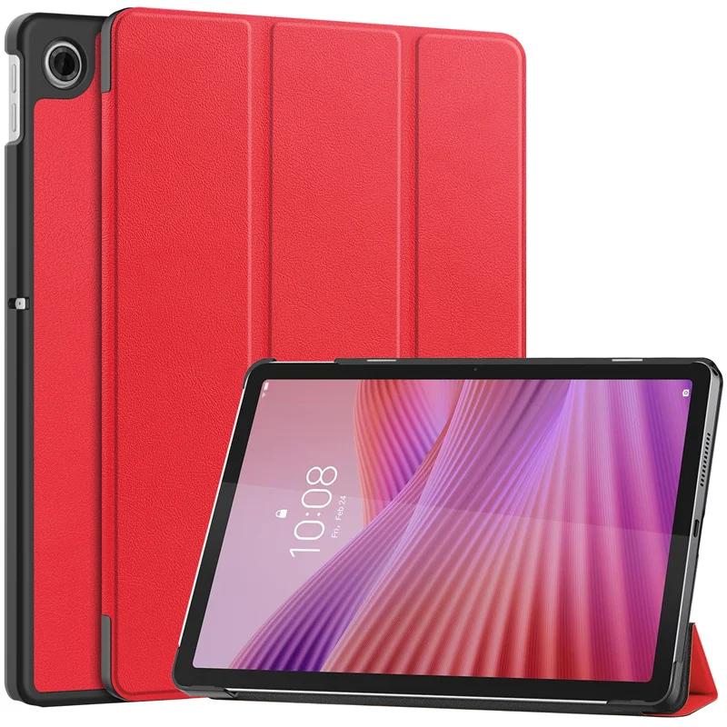 Чехол для Lenovo Tab 10.1 2025 TB-311FU TB-311XU с тройной складкой и магнитом для Tab K10 2-го поколения 10.1 дюйма с функцией автоматического пробуждения/сна