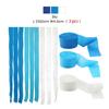 3Pcs/Set Rainbow Crepe Paper Streamers For Wedding Birthday Party Backdrop Decoration Colorful Paper Crepe Garland Ribbon Decor