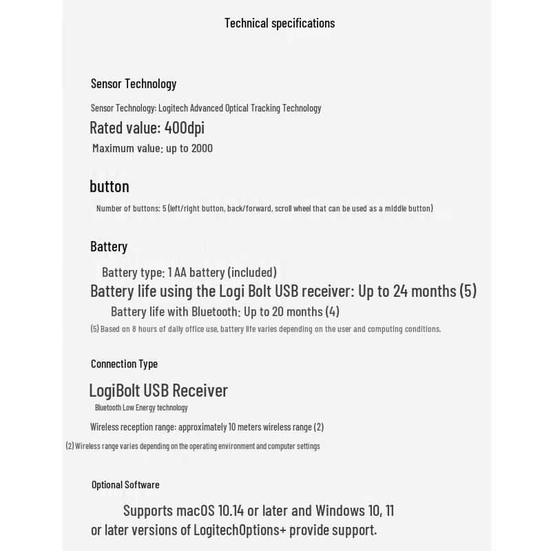 Logitech Беспроводная Bluetooth-мышь M750