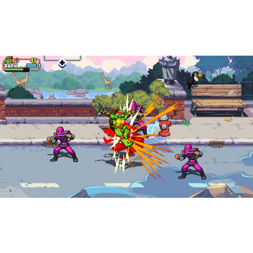 mutant turtles: shredders revenge special edition -switch [permanent bonus] original soundtrack cd, "t.m.n.t" acrylic diorama stand included