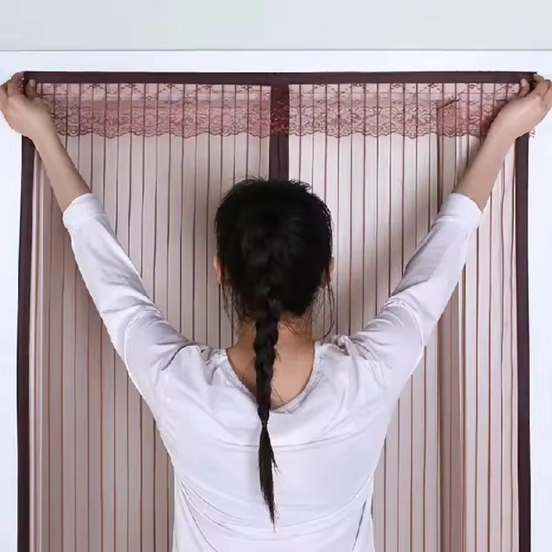 Summer Magnetic Door Net Magnetic Suction Door Curtain Gauze Door Mosquito Proof Household Non Punching Mosquito Proof Invisible Door Curtain
