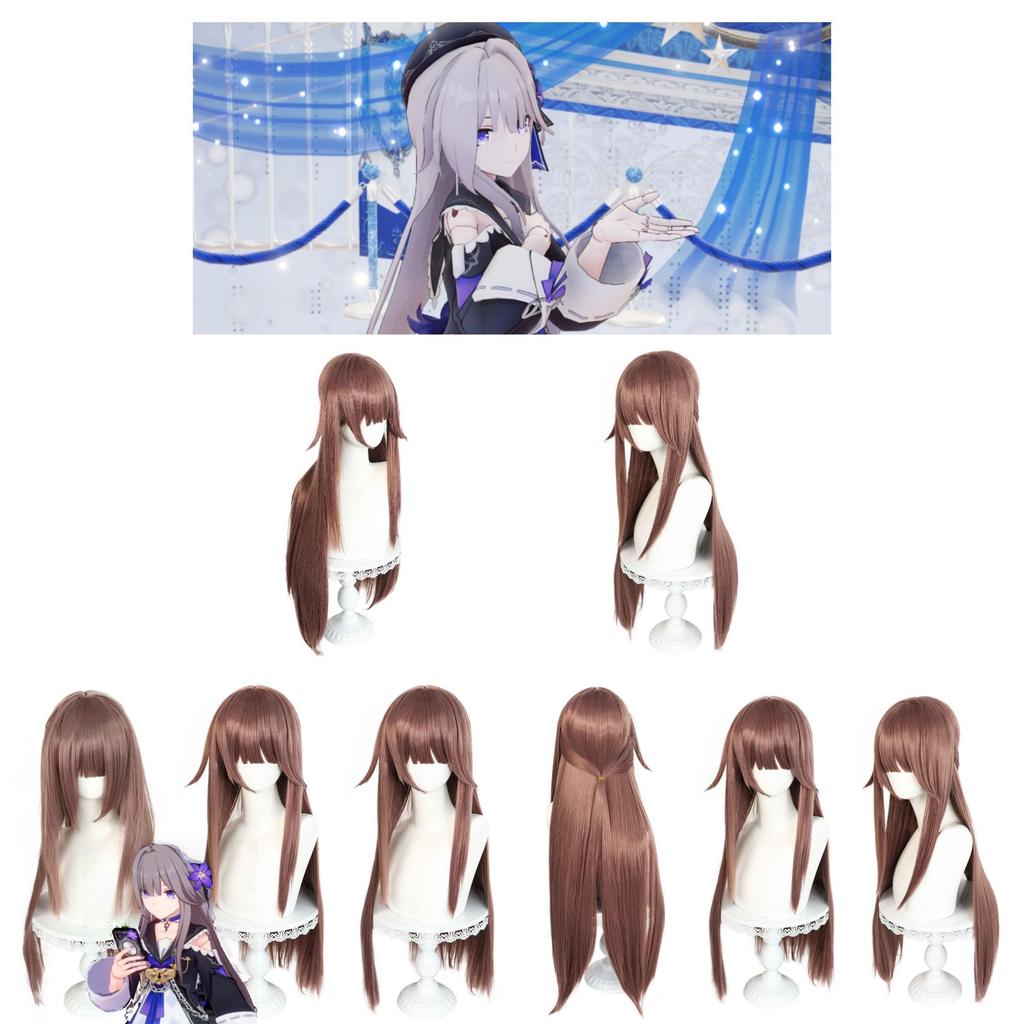 High-quality Imported Fiber Honkai Star Rail Herta Wig For Cosplay And Parties