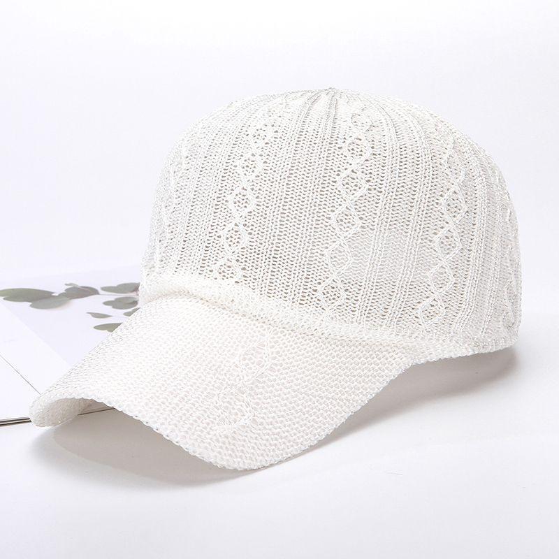Шляпа Женская Летняя Сетчатая Дышащая Бейсболка Повседневная Модная Кепка Для улицы Ажурная Солнцезащитная Шляпа