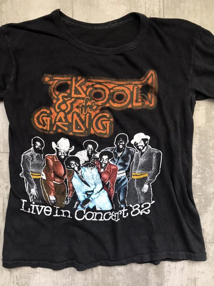 Kool & The Gang Винтажная футболка унисекс 'Live In Concert 82’ Funk Soul SG343