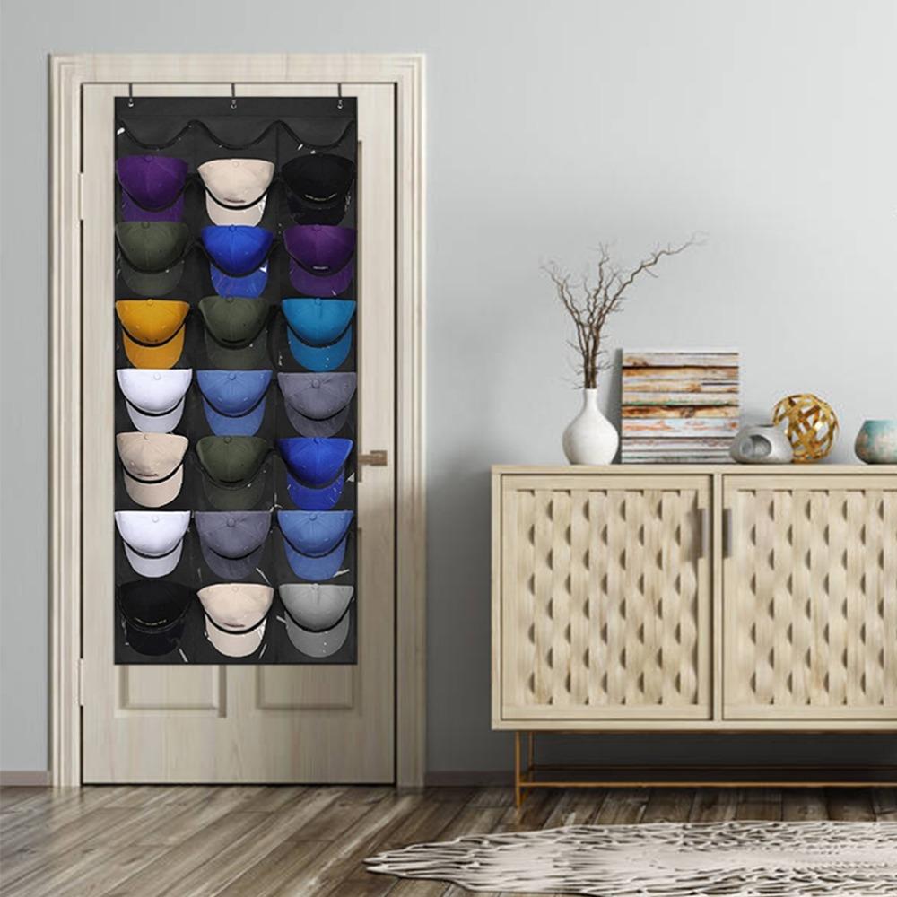 Non-woven Hat Rack Organizer 70*164cm Hat Display Holder Durable Hat Storage Holder Wall Mount Use