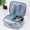 Korean Large-Capacity Waterproof Travel Cosmetic Handbag with Compartments