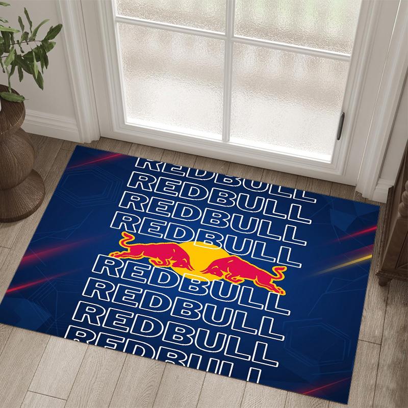 Дизайн Red Bull Racing Хрустальный Велюровый Ковер Уютный Не?Нескользящий ковер с принтом для спальни, гостиной, прихожей