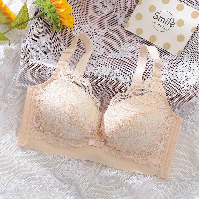 Midnite StarThickened Extra Thick 12cm Small Chest Flat Breast Gathered Bra No Steel Ring Extra Thick 8cm Bra Closed Breast Sexy