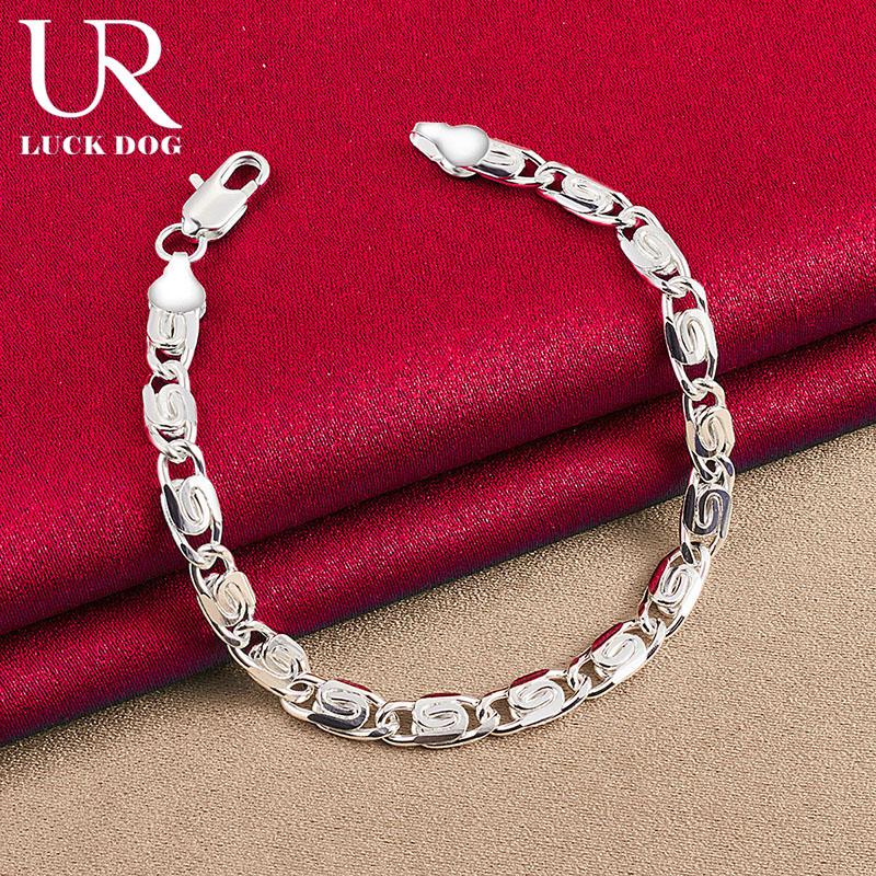 Боковой браслет из стерлингового серебра 925 пробы, модные свадебные украшения