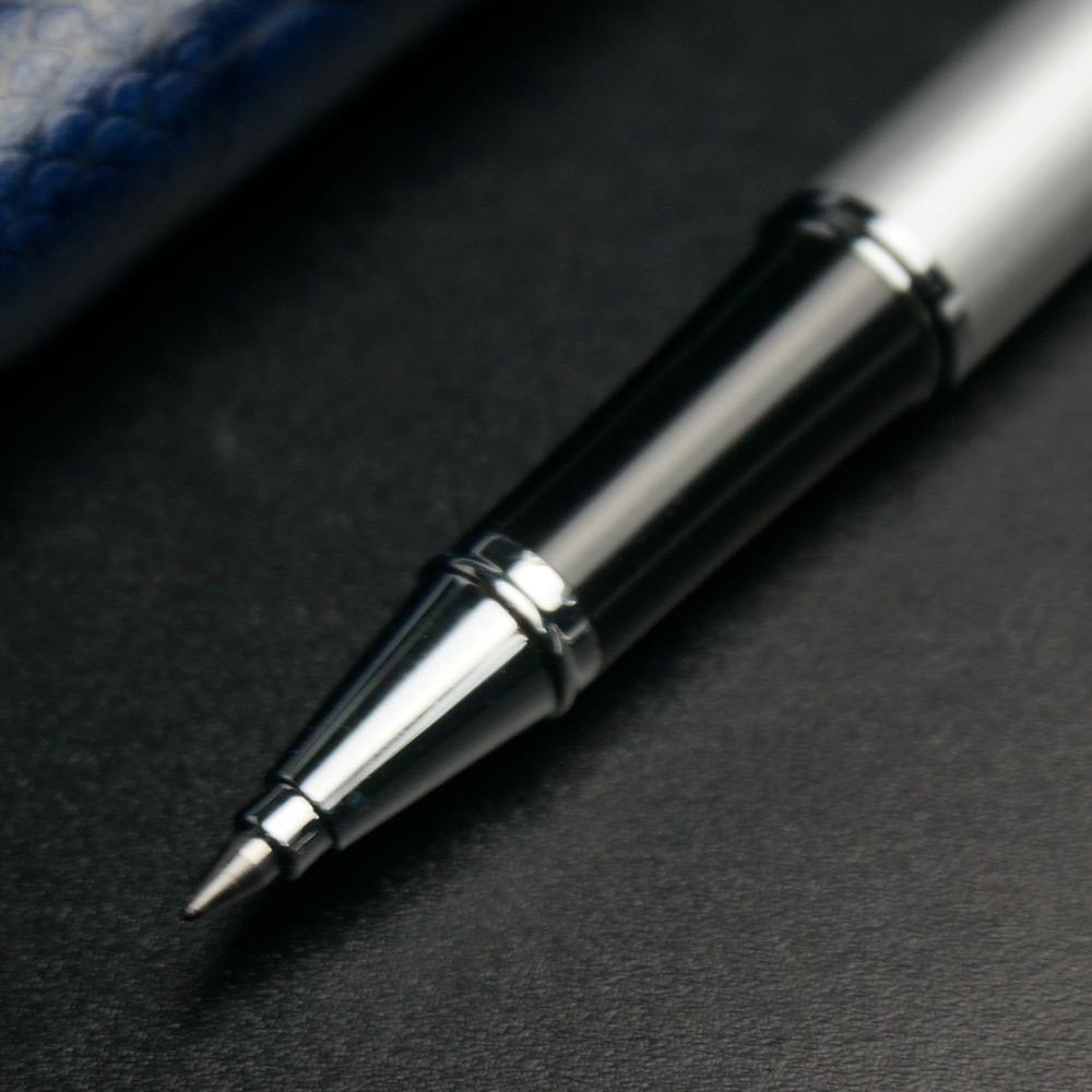 STONEGO Stainless Steel Signature Pen, Black Ink Medium Point (1.0mm), Smooth Writing Ballpoint Pen stationery Gift