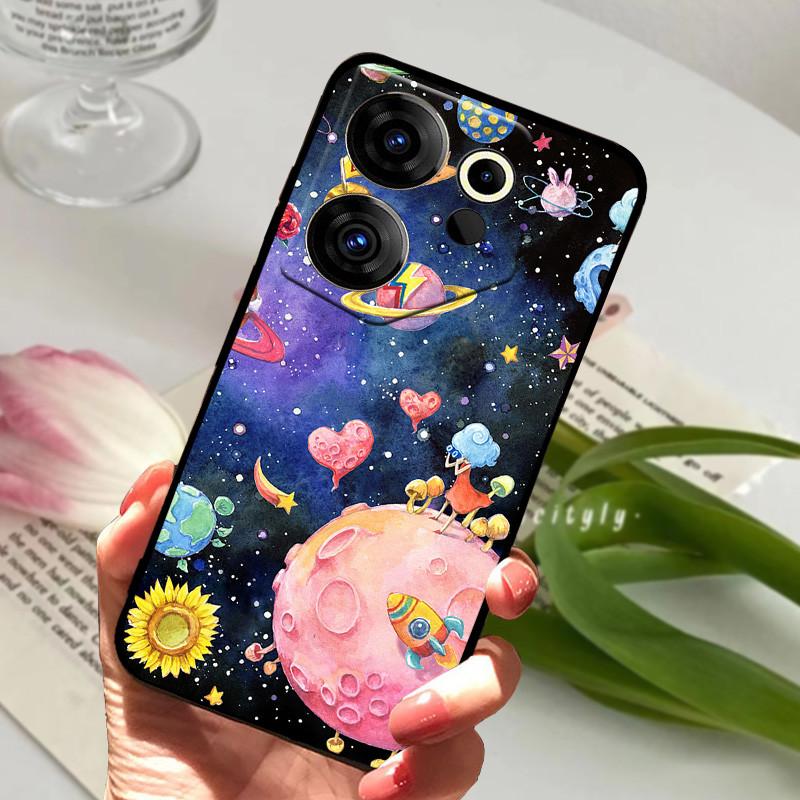 Чехол для Tecno Camon 20 Premier Крутые Животные Ударопрочный Мягкий Силикон ТПУ Чехол для Телефона Для Tecno Camon20 Premier 5G CK9n Fundas