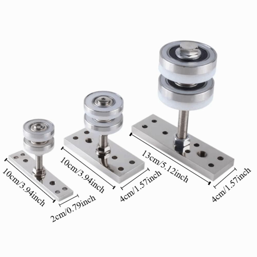 Бесшумный складной дверной ролик, усиленное подвесное колесо, ролик для раздвижной двери, бытовая фурнитура