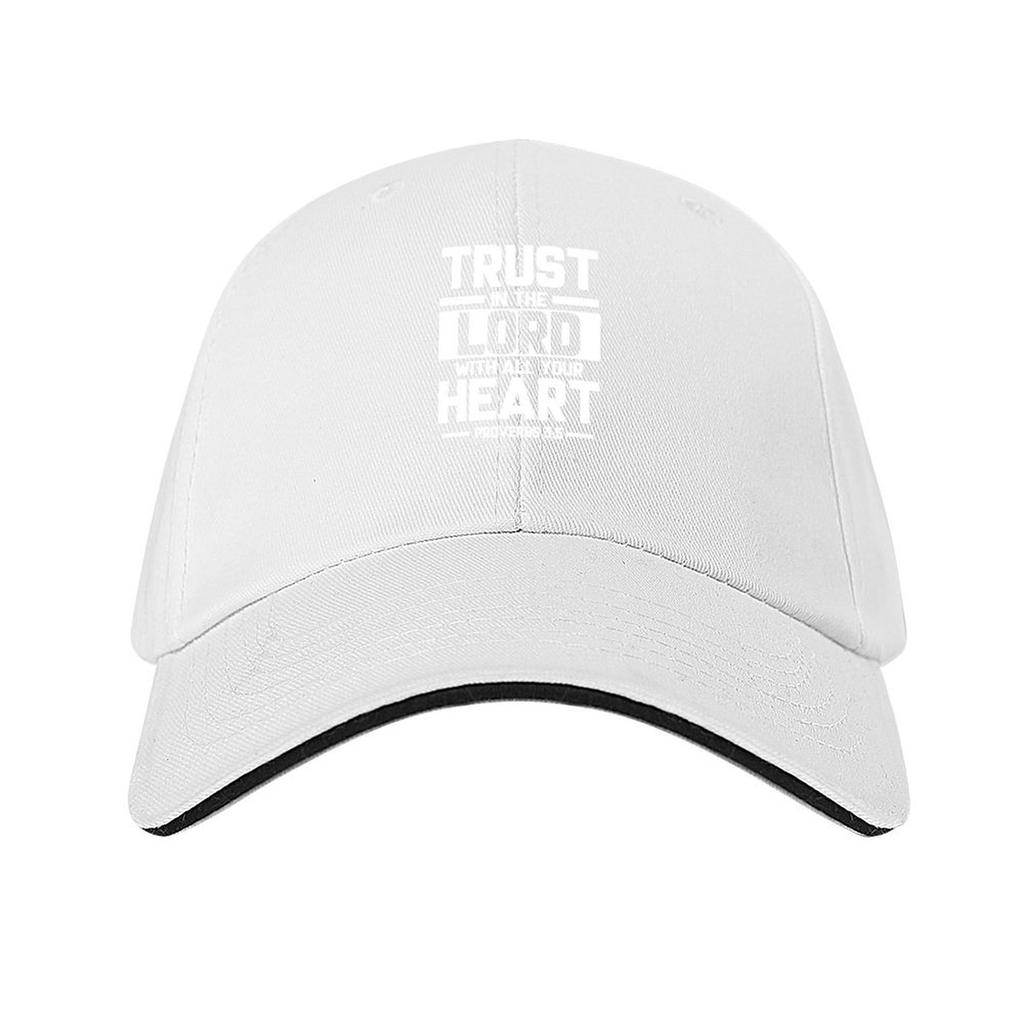 Bible Verse Trust in the Lord with all your heart Proverbs 35 Baseball Cap hats for men New In The Hat birthday Ladies Mens