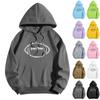 Sweatshirts For Teen Girls Long Sleeve Letter Print Casual Graphic Hoodies Drawstring Pullover Cute Oversized Hoodie