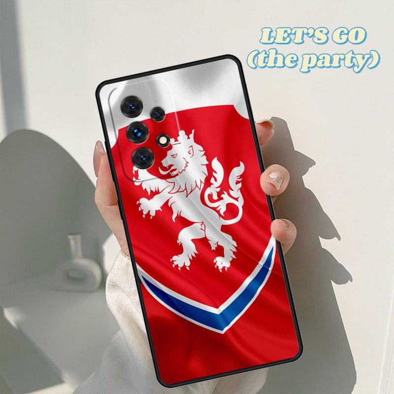 Czech Republic Flag phone case For Samsung Galaxy A42 A31 A40 A51 A71 A32 A80 A91 A52 A72 A73 A20e A21S A50 A70 A11 A12 Cover