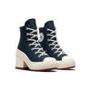 Converse Chuck 70 De Luxe Heel High Obsidian Women Sneakers Blue White Black A07565C
