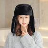 Windproof Hooded Hat Thickened Ear Protecting Cap Cute Warm Hat  Women