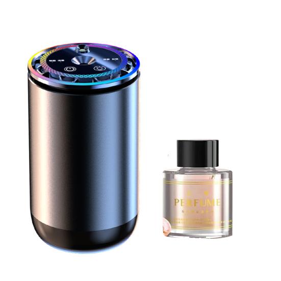 Smart Car Air Freshener with Atmosphere Light Rechargeable Auto On/Off Easy To Install Intelligent Car Interior Aroma Device